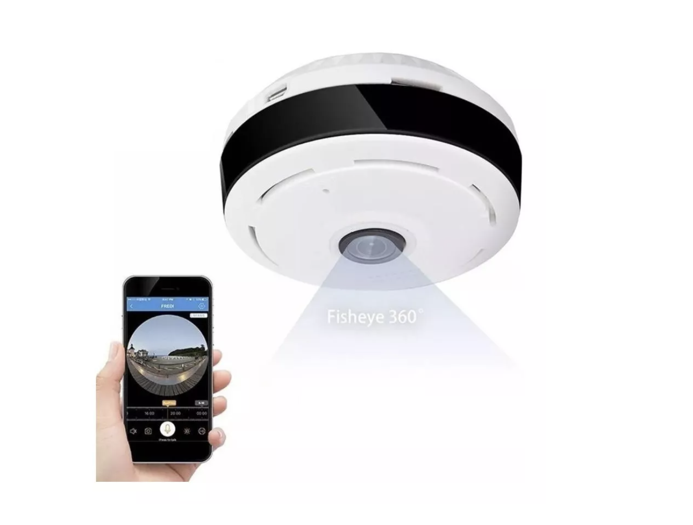 Miniatura 3 de Cámara Wifi Platillo Para Interiores